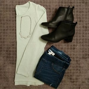 Icy blue/green Old Navy sweater